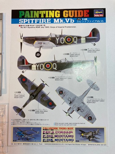 Kit Spitfire Mk. Vb Hasegawa 1/48 + Bonus - Photo 13/14