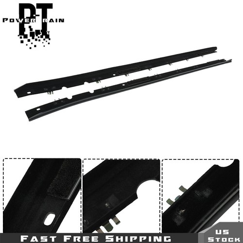 For 84-89 Chevrolet Corvette Window Sweep Weatherstrip Felt Seal Kit Set 4pcs - Picture 17 of 19