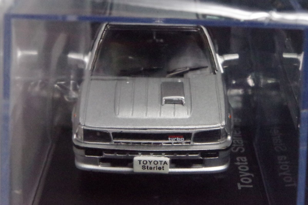 DISM TOYOTA STARLET TURBO 1/43 ミニカー Dism 1:43 Toyota Starlet Turbo-S Year 1986 black 75203 model