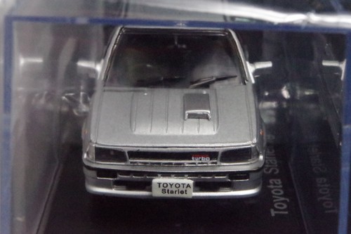 Toyota Starlet Turbo S 1986 1/43 Scale Box Mini Car Display Diecast vol 187 - Picture 6 of 6