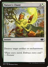 Magic the Gathering (mtg): MH1: Natures Chant  (x 4)
