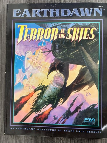 Earthdawn RPG - Terror in the Skies 1st Edition - Picture 1 of 2