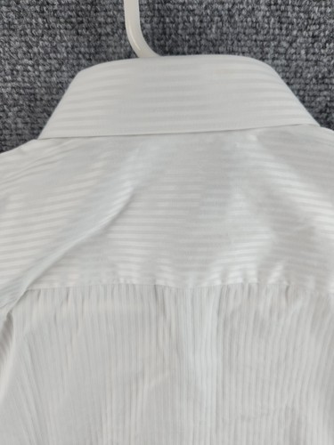 Eton Formal Satin Tuxedo Dress Shirt White Size 16 Classic Fit Soft Textured - Picture 20 of 21