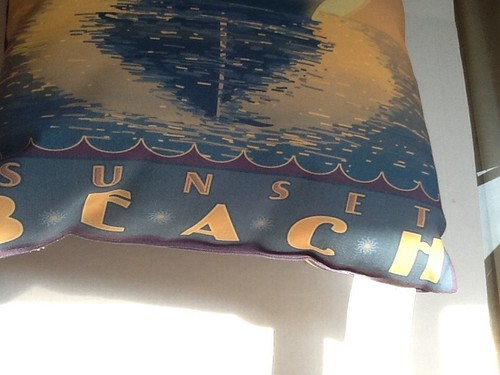 Nautical Sunset Beach Indoor or Outdoor Climaweave Pillow 19 X 19 - Picture 2 of 3