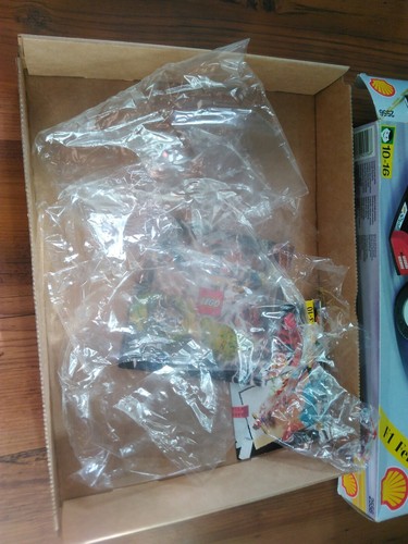 lego leer karton 2556 shell ferrarie verpackung mit den folie tüten box only - Bild 3 von 6