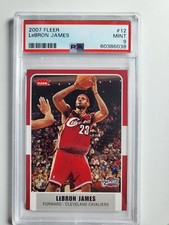 2007 Fleer Lebron James Card