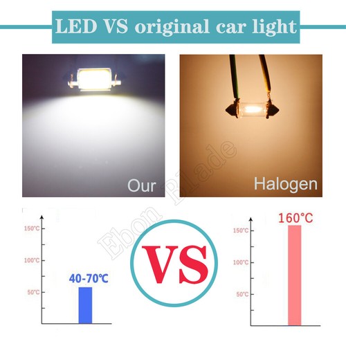10 X 31mm C5W Canbus Error Free Festoon Dome Map License Plate Trunk Light Bulbs - Picture 6 of 7