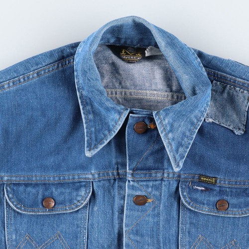70'S Maverick Blue Bell denim jacket, denim jacket, made in USA, men's size ... - Picture 5 of 14