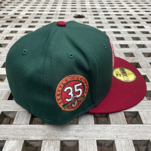 Seattle Mariners Sonics NBA Crossover New Era 59FIFTY 2 Tone Topperz Hat 7 1/2 - Picture 3 of 8