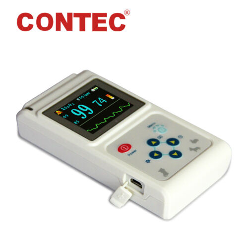 Veterinary Pulse Oximeter Tongue/ Ear Probe SPO2 PR heart rate Monitor Pets VET - Picture 2 of 10