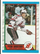 PATRIK SUNDSTROM 1989-90 O-PEE-CHEE CARD NM-MT CONDITION NEW JERSEY DEVILS
