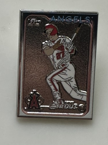 MIKE TROUT 2024 Topps Series 2 Super Box Exclusive Enameled Pin - Angels