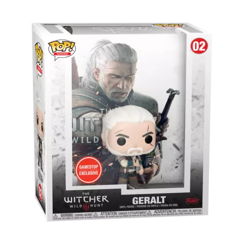 Funko Pop! Small Cover Case: The Witcher - Geralt - GameStop (Exclusive) #02