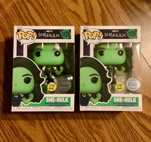 Funko Pop! Marvel Studios She-Hulk #1126 Amazon Exclusive Glow In The Dark