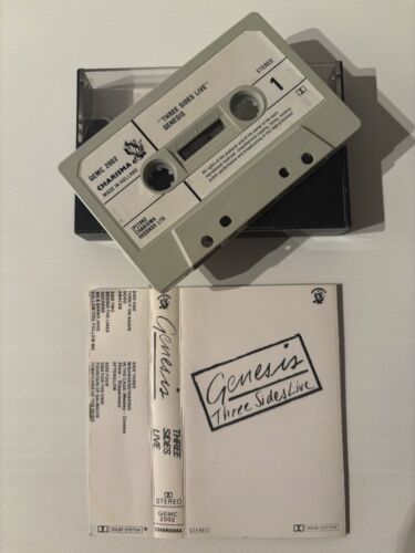 GENESIS - THREE SIDES LIVE (UK CASSETTE TAPE)