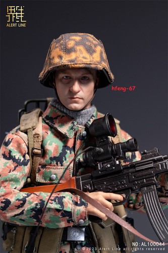 Alert Line AL100044 1/6 WWII German Waffen SS Soldier Action Figure Collectibles - Picture 4 of 12