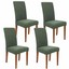 obstal 240 gsm chair covers for dining room set of 4 – spandex universal remo...