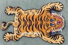 Tibetan Tiger Rugs Handmade 100% Woolen Hand Tufted For Home Decoration