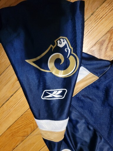 Vintage NFL Reebok ST Louis Rams STEPHEN JACKSON #39 Sewn Jersey XL Football - Picture 11 of 16