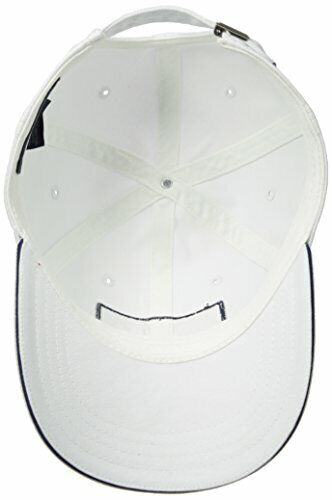 New! Tommy Hilfiger Men's Cole Dad Hat Baseball Cap, Classic White, One Size US - Foto 2 di 3
