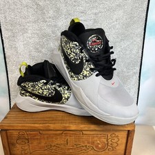 Nike Boys Team Hustle D9 Digi CD7025-001 Gray Basketball Shoes Sneakers Size 6Y