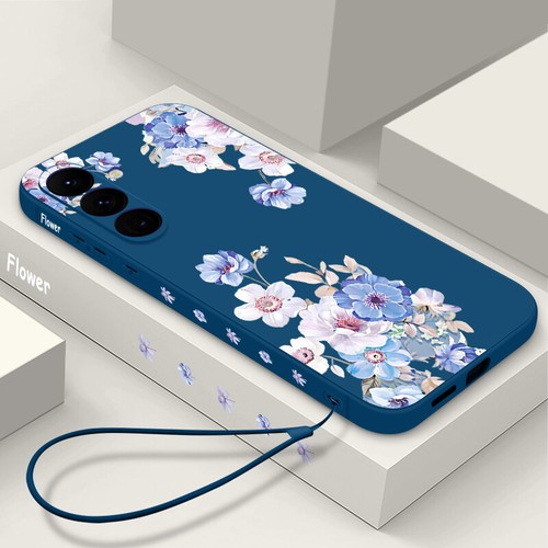 Coque Motif Fleurs Pour Samsung S25 Ultra S24 S23 S22 S21 A16 Étui TPU Antichoc - Zdjęcie 1 z 23