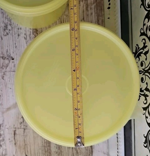 vintage set of 3 Tupperware storage containers, new - Picture 12 of 16