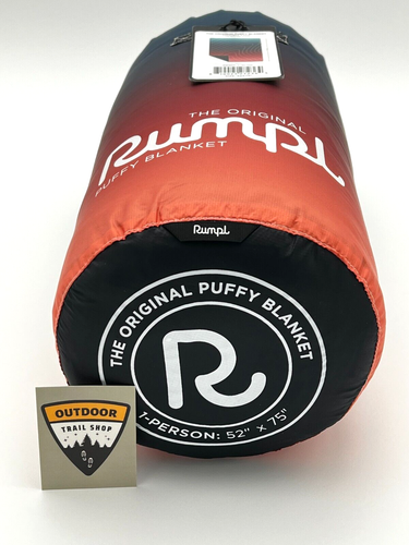 Rumpl Original Puffy Outdoor Blanket Arizona Fade /Black Reversible Camping Gear
