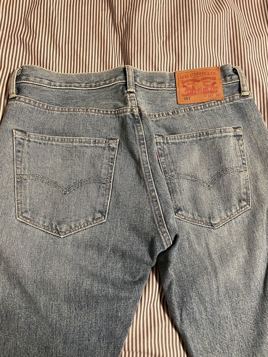 W36 Levi's 501 USA製 WHITE OAK CONE DENIM 1890 Cone Mills White Oak 501® Men's Jeans - Dark Wash