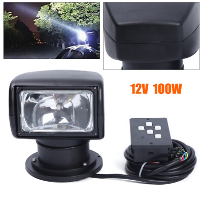 #ad Remote Control Searchlight 3200K Spotlight 12V Marine Boat Truck ATV $88.61