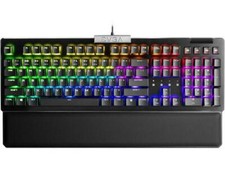 EVGA Z15 RGB Gaming Keyboard, RGB Backlit LED, Hotswapable Mechanical Kailh Spee