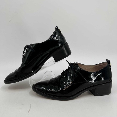 Louise et Cie Black Almond Toe Lace Up Oxfords | Size 7.5 - Picture 2 of 10
