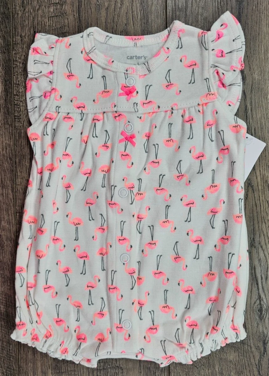 Baby girl shop flamingo romper