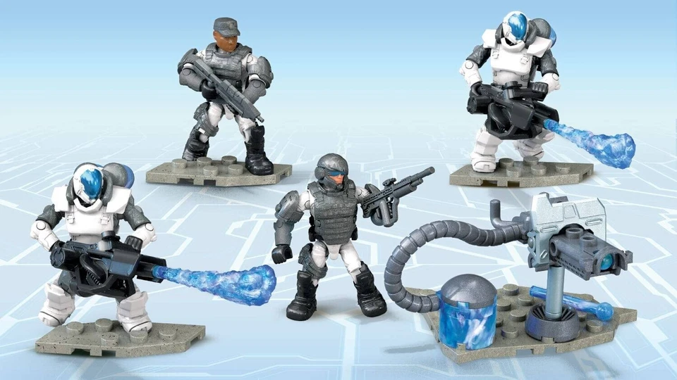 JUEGO DE CONSTRUCCIÓN HALO MEGA BLOKS CONSTRUX UNSC BLIZZARD SQUAD FVK32 Foto 4 de 4