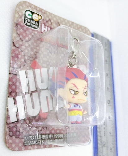 2012 HUNTER x HUNTER Hisoka Morow 1" Mini Figure Keychain Chara Fortune - Picture 3 of 4