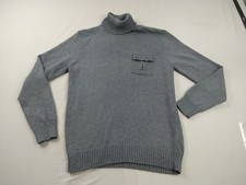 21 Men Turtleneck Sweater Mens Medium Long Sleeve Stretch Warm 1291 