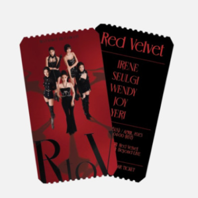 RED VELVET 4th Concert : 'R to V' SPECIAL AR TICKET SET