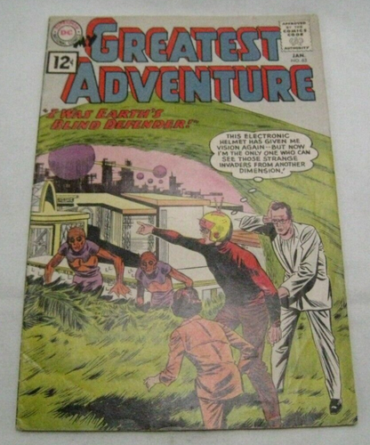 12 cent comic book My Greatest Adventure #63 Jan 1962 BAGGED and Boarded - Picture 2 of 11