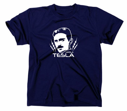 Maglietta Nikola Tesla Nerd Inventore Energia Libera Geek Scienza Scienziato - Foto 7 di 10
