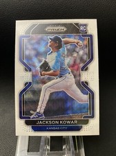 2022 Panini Prizm Jackson Kowar Rookie White Wave Prizm #98 Kansas City Royals