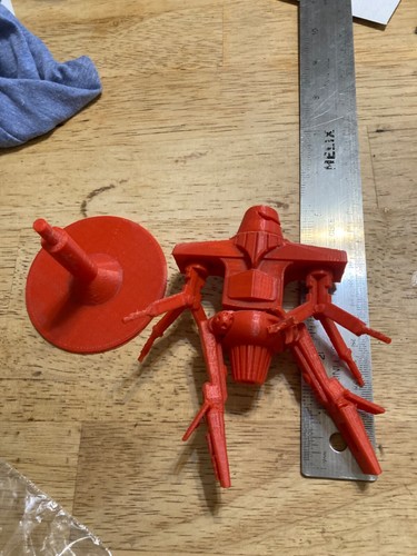 3D-gedruckter Maximilian aus Blackhole rot falimant, niedrige Res. - Bild 3 von 3