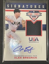 Panini Stars and Stripes Signatures /99 Alex Bregman-Autograph-USA Baseball