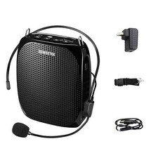 	ZOWEETEK Mini Voice Amplifier for Teachers Rechargeable Wired Headset & MP3 ...