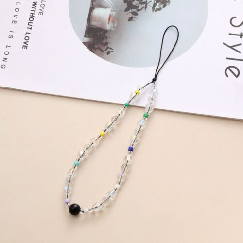 Handmade Pearl Phone Chain Beaded Cellphone Charm Christmas Present - Picture 29 of 29