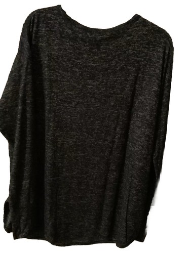 Top Member’sMark SoftHeather largo, agujero para el pulgar, manga, negro, mujer talla XXL, nuevo - Imagen 4 de 8