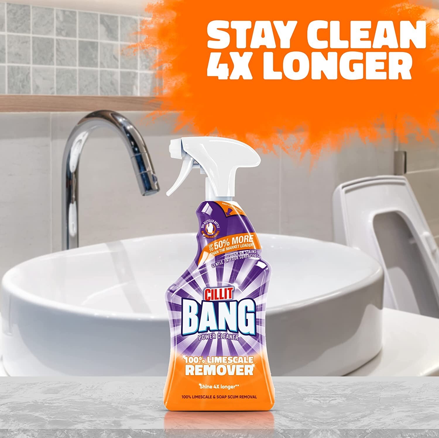 Cillit Bang Limescale Remover, Pack of 6 x 750 ml eBay