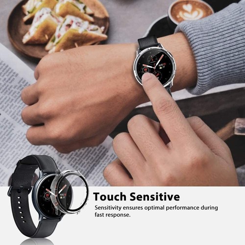 Plated Cases For Samsung Galaxy Watch Active2 40 44mm PC Protector Bumper Cover - Picture 10 of 15