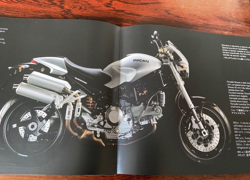 Ducati Moto Folleto Comunicado de Prensa Monster S2R1000 Nuevo Modelo - Imagen 3 de 3