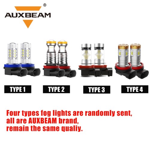 AUXBEAM Canbus LED Headlight Bulb Hi/Lo Beam+Fog Light For Chevy Cruze 2011-2015 - Picture 2 of 12