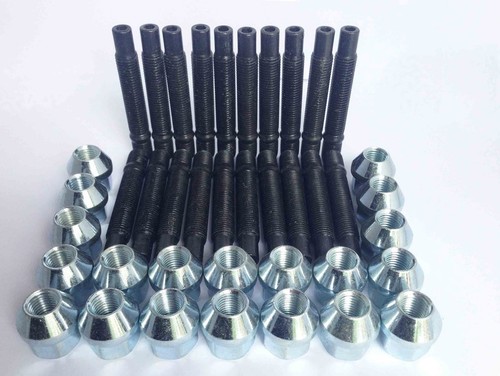 M12 X 1.5 Clou Conversion Pack pour Mercedes Écrous Inclus + Serrures (20